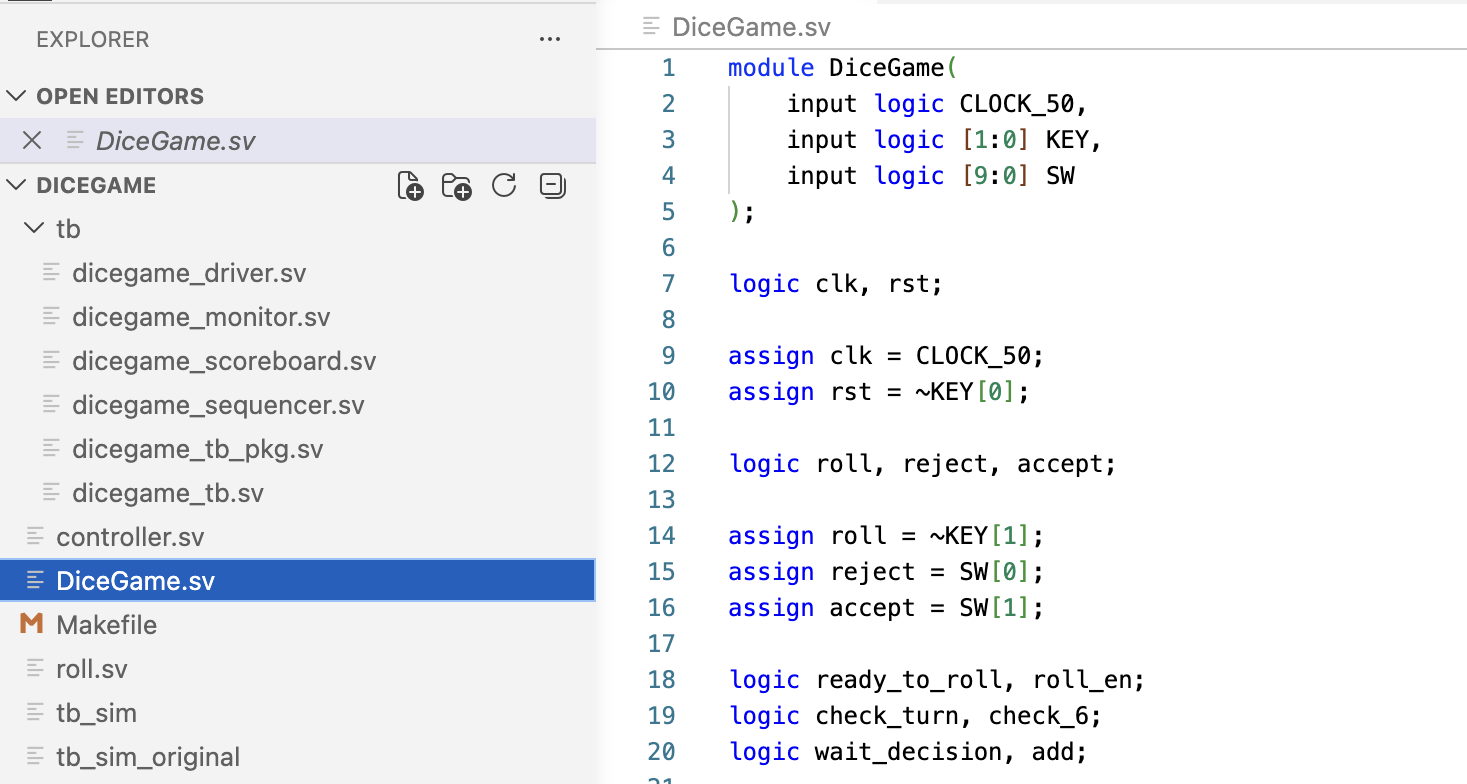 SystemVerilog DUT structure